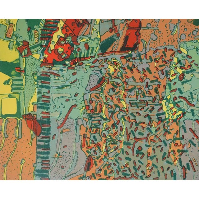 Jean-Pierre Vielfaure: Chaos, Lithograph For Sale - Image 3 of 9