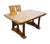 Brown Singer Furniture Golden Oak Mediterranean 90" Double Pedestal Dining Table For Sale - Image 8 of 14