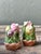 Vintage Glazed Ceramic Tulip Salt and Pepper For Sale In West Palm - Image 6 of 12