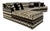Mid-Century-Modern Geometric Velvet Sectional Attr to Milow Baughman for Thayer Coggin For Sale