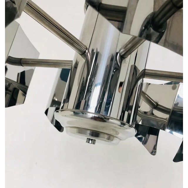 Mid-Century 6-Light Chandelier, 1960s For Sale - Image 6 of 12