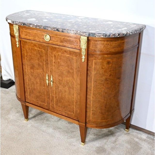 Glass Buffet in Mahogany For Sale - Image 3 of 18