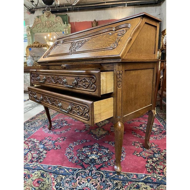 Vintage French Ladies Secretaire For Sale - Image 4 of 9