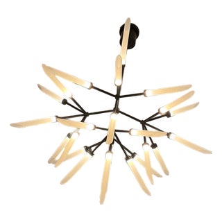 Visual Comfort Bronze Spur Chandelier by Sean Lavin For Sale