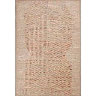 Nazmiyal Collection Contemporary Tribal Rustic Handmade Wool Pile Modern Area Rug For Sale