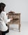 Wood 20th Century France Weathered Whitewash Cerused Oak Bedside Cabinet For Sale - Image 7 of 11