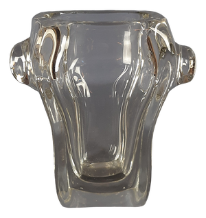 Modernist Bohemian Crystal Vase from Sklo Union, 1970s