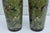 Green Vtg. Pair of Baum Bros Formalities Vase W/Floral & Butterfly Details For Sale - Image 8 of 14