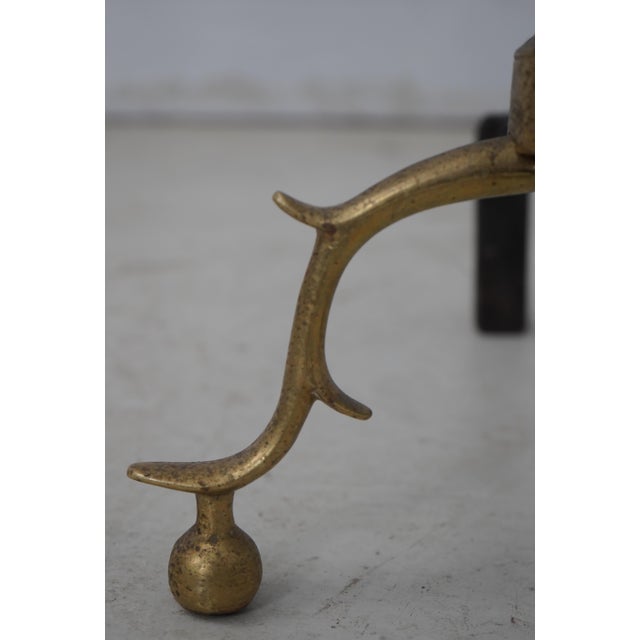 Virginia Metalcrafters Colonial Williamsburg Fireplace Andirons For Sale - Image 9 of 11