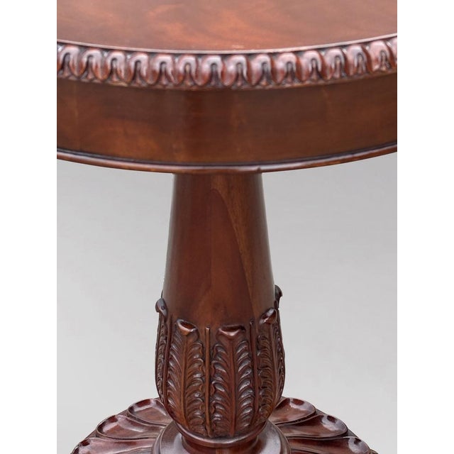 Carved Walnut Tripod Table from Ralph Lauren, 2010 For Sale - Image 3 of 10