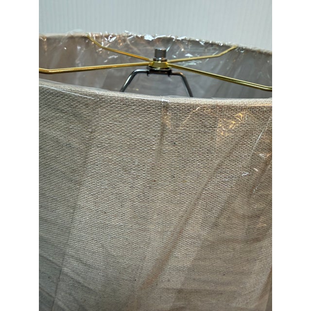 Etched Glass Table Lamps, Pair For Sale - Image 12 of 12