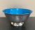 Vintage Paul Revere Silver Plate Turquoise Bowl For Sale In Phoenix - Image 6 of 8