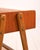 Brown Scandinavian Teak Bedside Table with Rattan Shelf, 1950s For Sale - Image 8 of 13