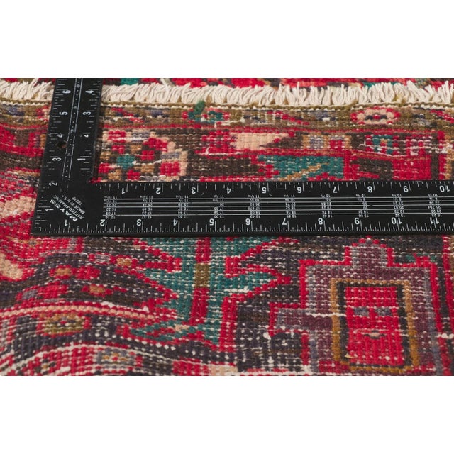 Mid 20th Century Vintage Persian Heriz Rug, 10'02 X 13'04 For Sale In Dallas - Image 6 of 10