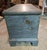 18Thc Original blue painted dovetailed blanket chest from New England and has original bracket feet.The condition is very...