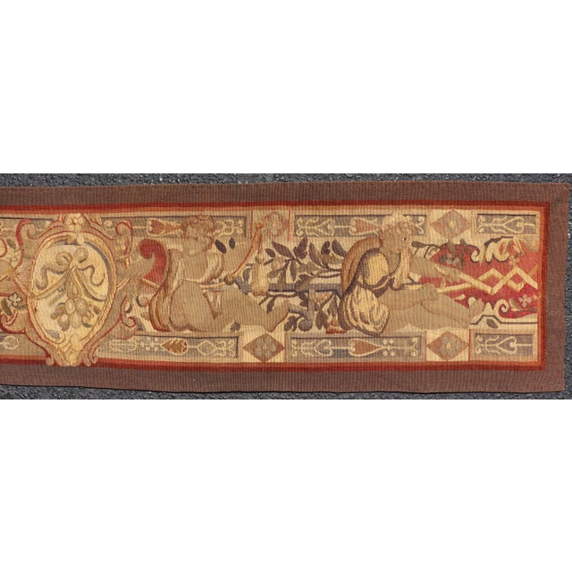 Textile Antique French Fine Weave Tapestry in Excellent Condition For Sale - Image 7 of 12
