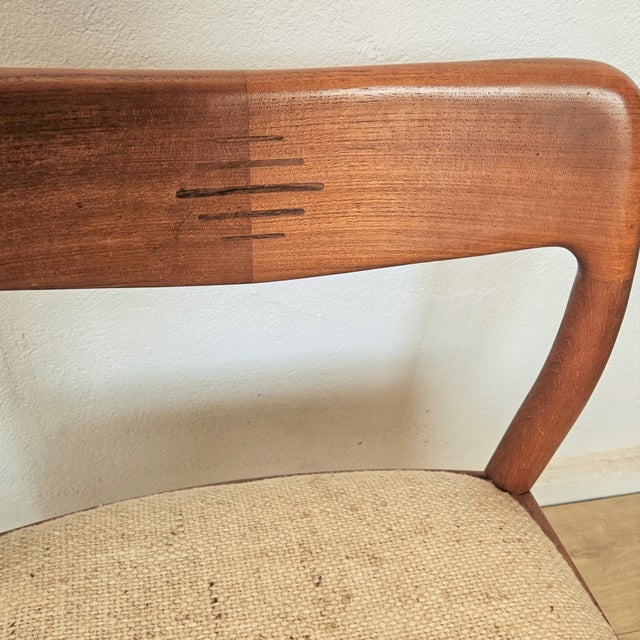 Brown Mid-Century Modern Danish Chairs by Johannes Andersen for Uldum Møbelfabrik, 1960s, Set of 4 For Sale - Image 8 of 13