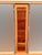 Vintage Brutalist Modern Design Wall Mirror in Rosewood and Oak Mixed Woods Stunning design. See my shop for matching...
