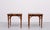Wood Faux Bamboo and Cherry Wood Side Tables, England, 1970s, Set of 2 For Sale - Image 7 of 8