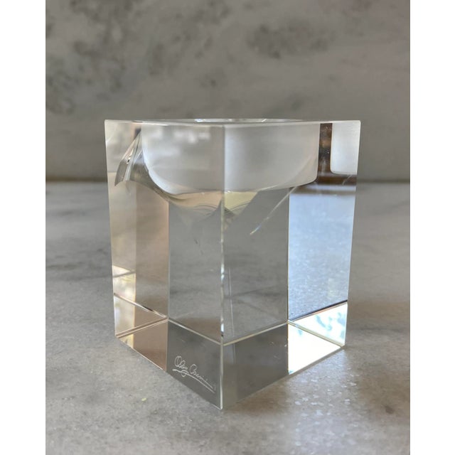 Oleg Cassini Crystal Votive Candle Holder Chairish