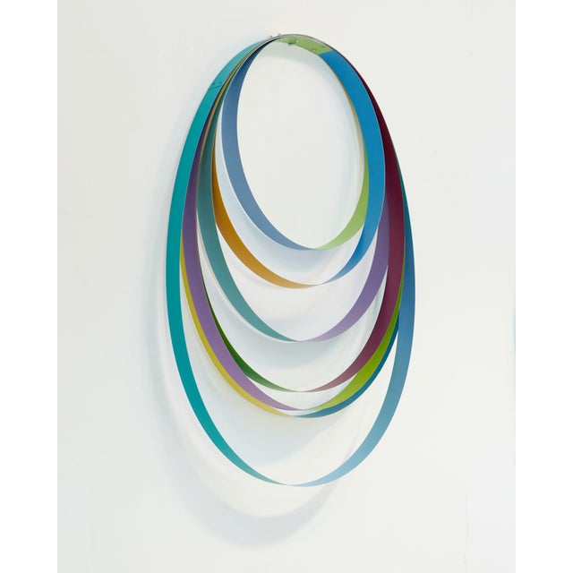 Abstract Contemporary Abstract Steel and Spray Paint "Ode I" by Tom Henderson For Sale - Image 3 of 6