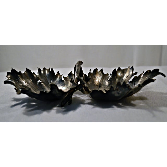 Vintage Olive Double Serving Bowl For Sale In Miami - Image 6 of 8