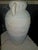 Postmodern Vintage Dayle Rushall Signed Coastal Fish Amphora Table Lamp - Carved Studio Pottery For Sale - Image 3 of 10