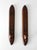 Pair of Mid-Century Gothic Revival Wood Wall Candle Sconces For Sale - Image 4 of 11
