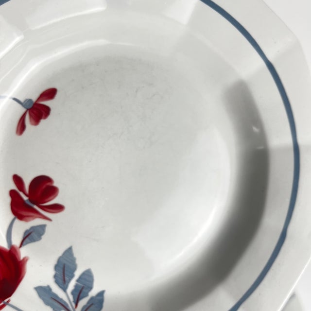 Vintage Semi-Deep Plates from Abeille d'Or, 1950s, Set of 6 For Sale - Image 9 of 12