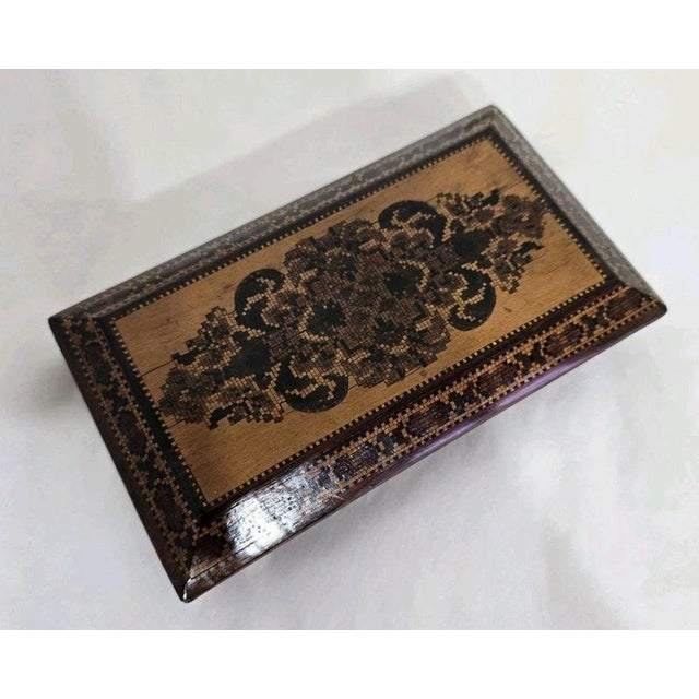 19th Century Antique Tunbridge Ware Paperweight, 1850 For Sale - Image 5 of 15