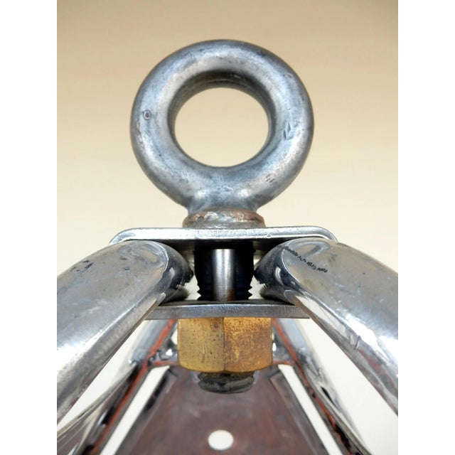 1950s Industrial Aluminum Crane or Airplane Hoist Canopy Chair For Sale In Las Vegas - Image 6 of 13