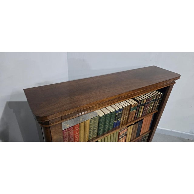 Mahogany Victorian Open Adjustable Library Bookcase For Sale - Image 6 of 12