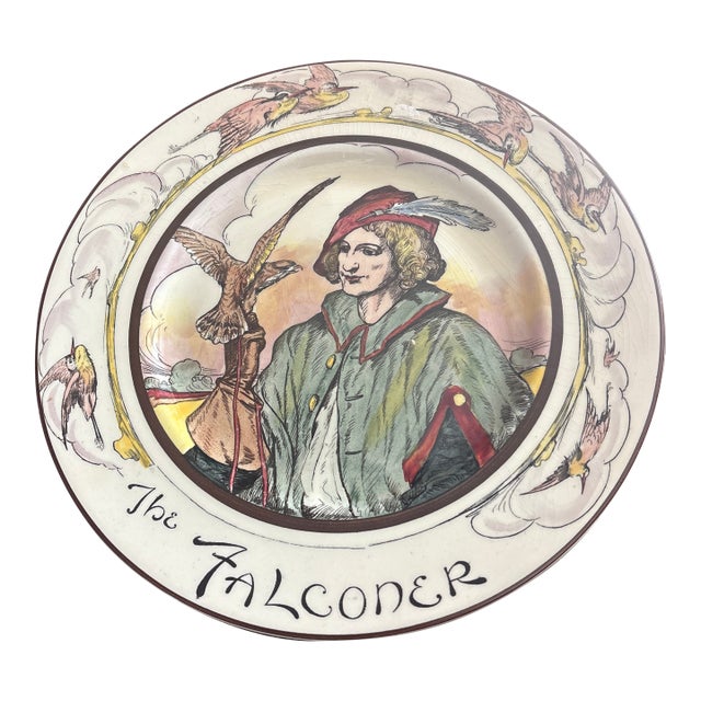 1990s Royal Doulton the Falconer Plate For Sale