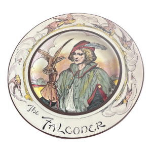 1990s Royal Doulton the Falconer Plate
