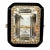 Designer Effy White Topaz Diamond Enamel Ring 14kt Gold 9.80ct NWT, Size 7 For Sale