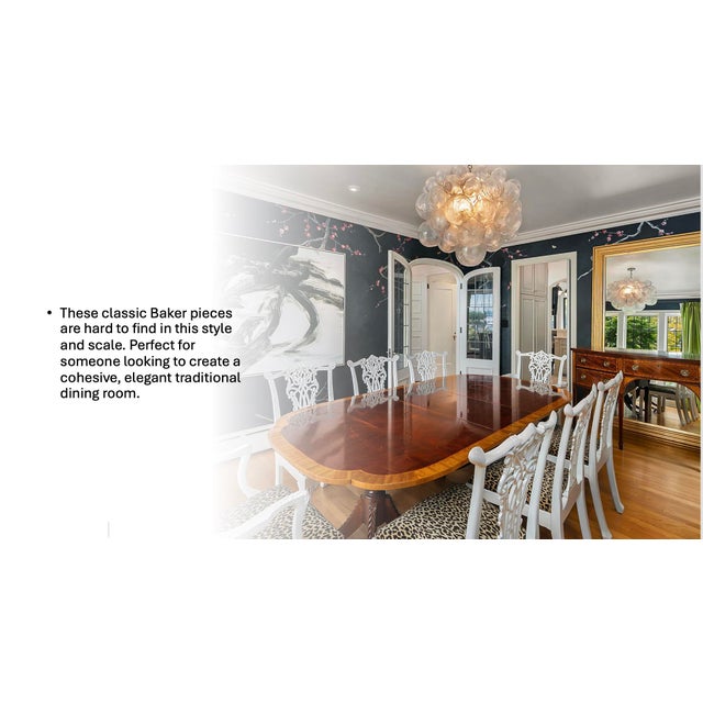 This stunning dining table is from Baker Furniture’s prestigious Historic Charleston Collection. It is the perfect...