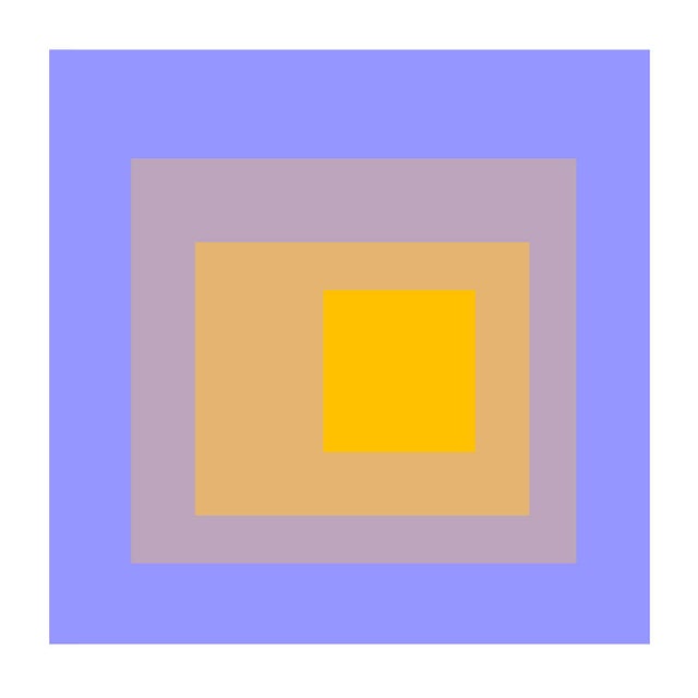 DDE Studio Color Study Set of 10 in Bright Colors - 24" X 24" Ea For Sale - Image 4 of 9