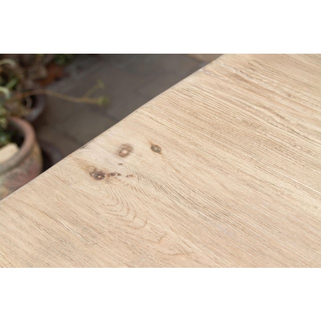 Tan The Nimes, Reclaimed Wood 96" Dining Table For Sale - Image 8 of 15