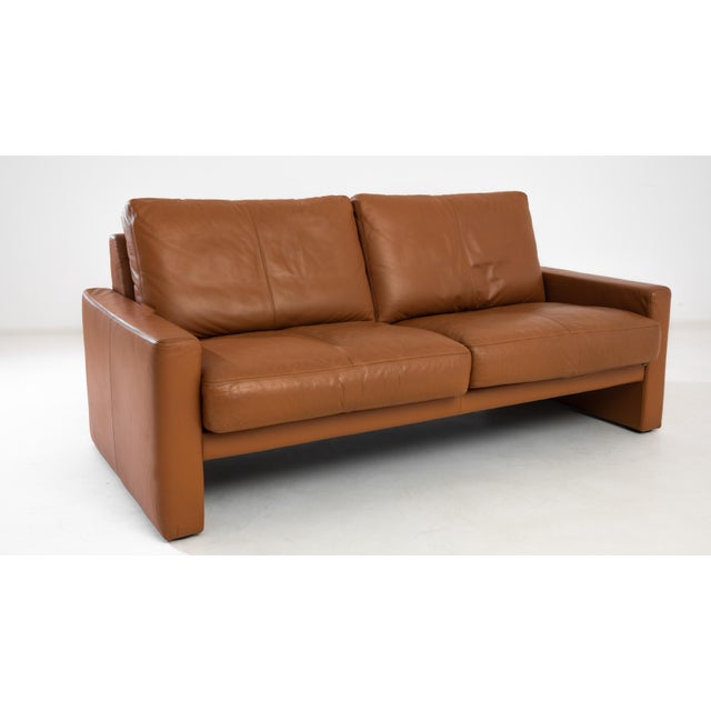 Vintage German Leather Sofa by WK Wohnen Chairish