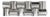 Stainless Steel and Metal Wall Light, 2010s For Sale