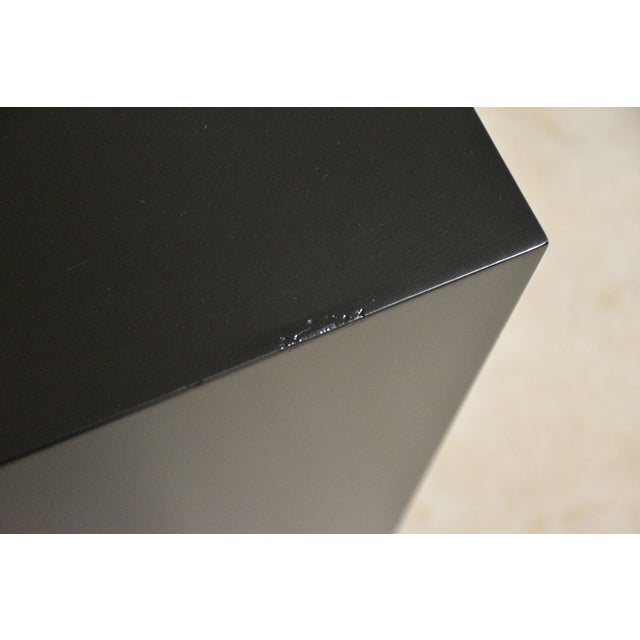 1960s Black Lacquer Nightstands - A Pair For Sale - Image 11 of 11
