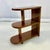 Art Deco 1940s Vintage Art Deco Americana Folk Art Three Tier Side Table For Sale - Image 3 of 14