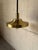 Metal 1970s Mid-Century Modern Brass Pendant Light Fixture Scandinavian Ceiling Lamp For Sale - Image 7 of 10