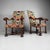Antique Armchairs in Walnut with Ikat Pattern, Late 19th Century, Set of 2 For Sale - Image 14 of 18