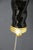 Gold and Black Murano Glass Sconces in the style of Barovier, 1990, Set of 2 For Sale - Image 9 of 17