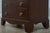 Brown Lexington Cherry Inlaid 4 Drawer Chest Nightstand For Sale - Image 8 of 18