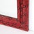 Mid-Century Molding Mirror in Red & Black Python Leather by Karl Springer For Sale - Image 14 of 16