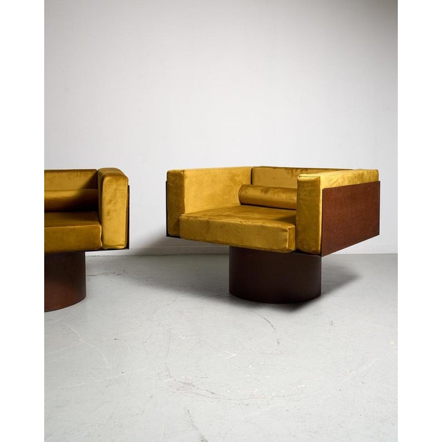 Corten Steel Seating Group, 1980s, Set of 2 For Sale - Image 4 of 15