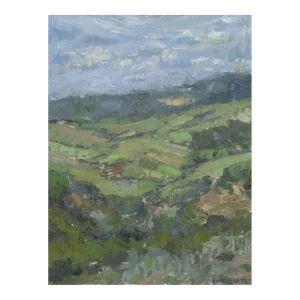 "The View From La Balze" Original Oil Painting by Brooke Olivares