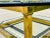 Mastercraft Attributed Mid-Century Modern Brass & Beveled Glass Coffee Table | Vintage Hollywood Regency Cocktail Table |...